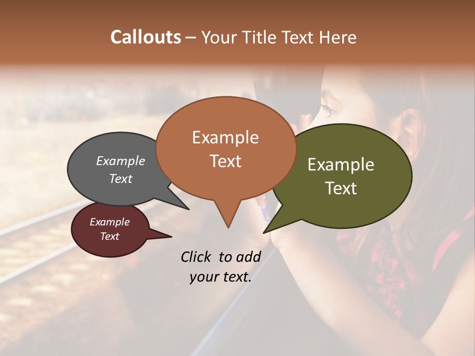 Train Motion Travel PowerPoint Template