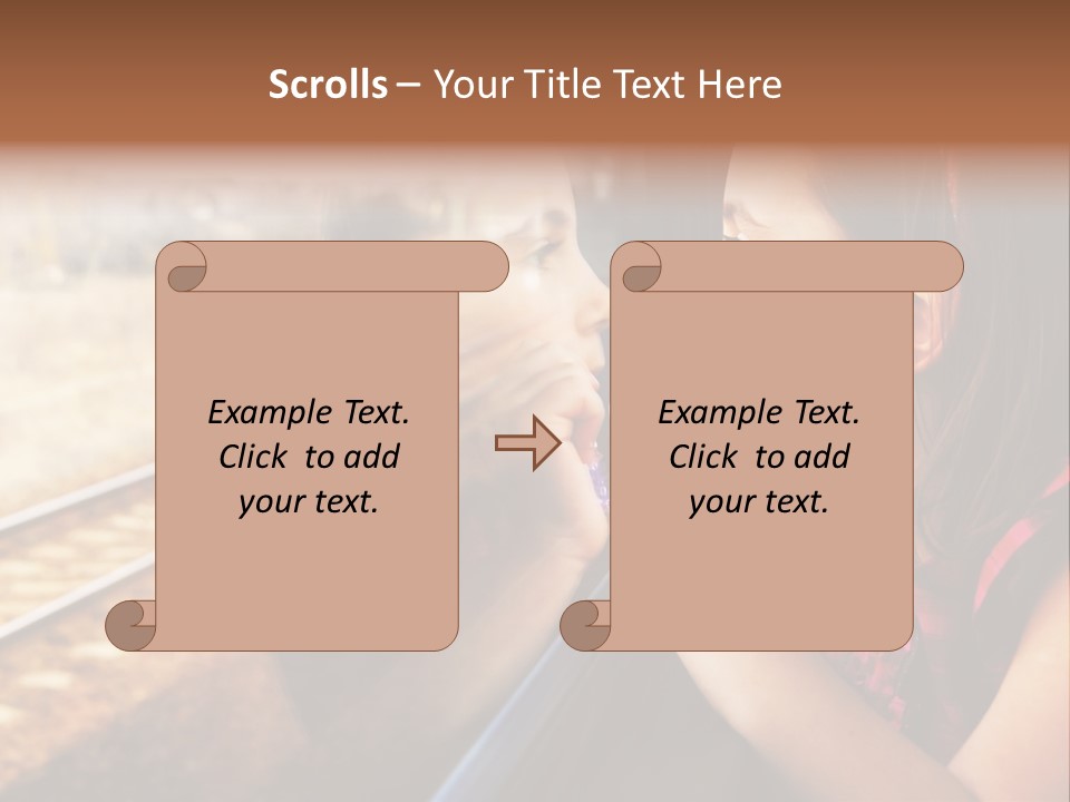 Train Motion Travel PowerPoint Template