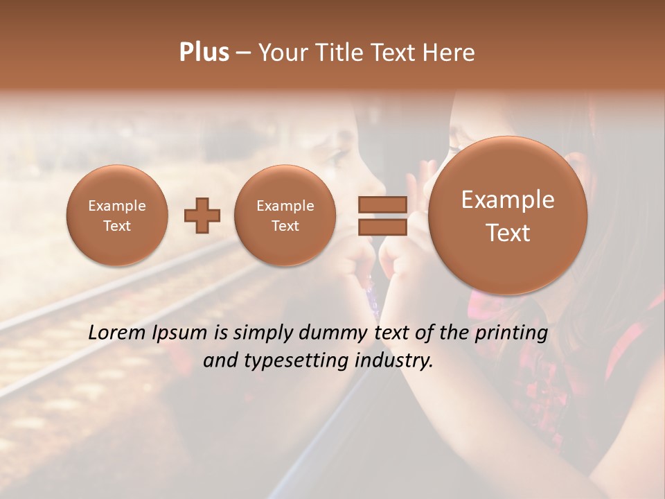 Train Motion Travel PowerPoint Template
