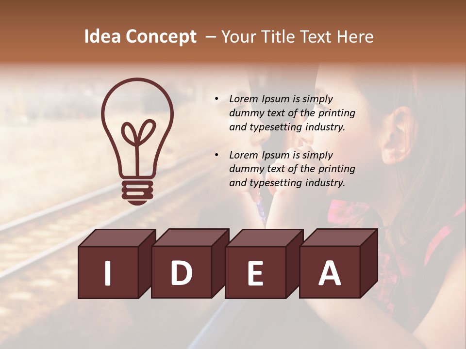 Train Motion Travel PowerPoint Template