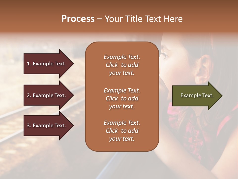 Train Motion Travel PowerPoint Template