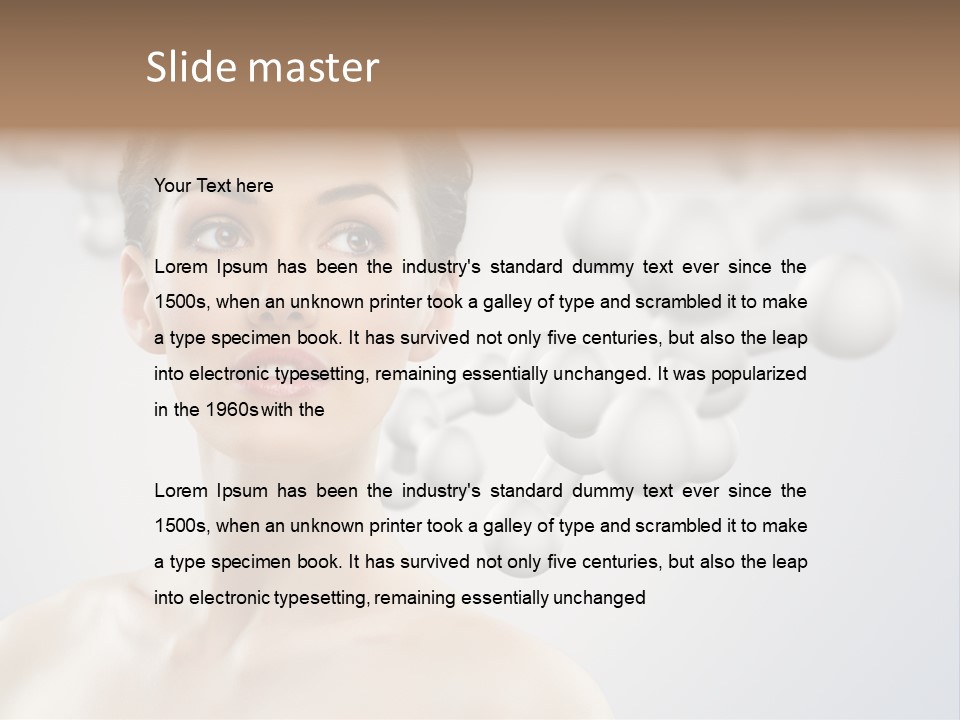 Tranquil Human Studio PowerPoint Template