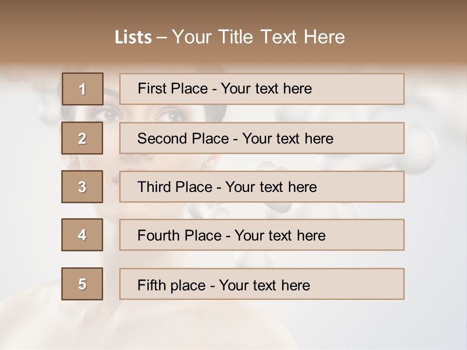 Tranquil Human Studio PowerPoint Template