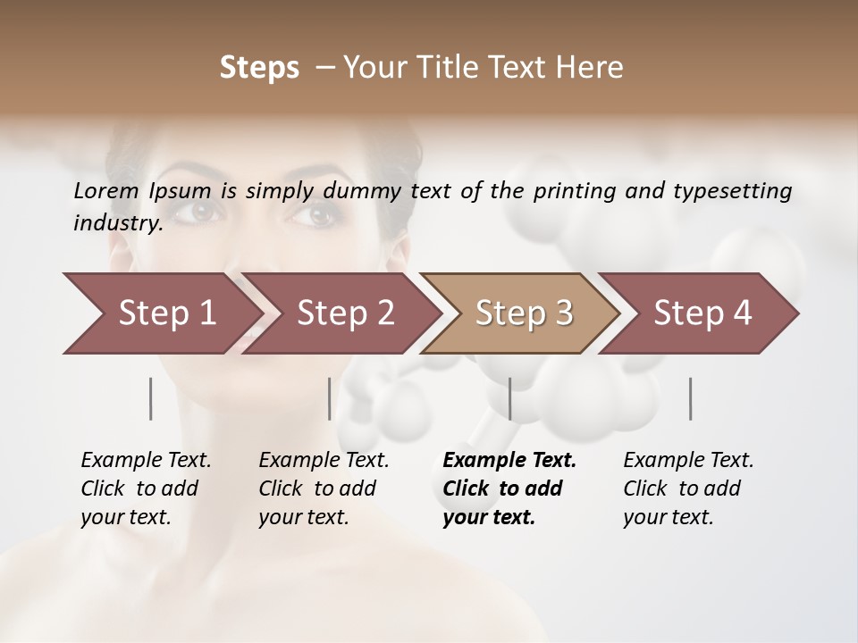 Tranquil Human Studio PowerPoint Template