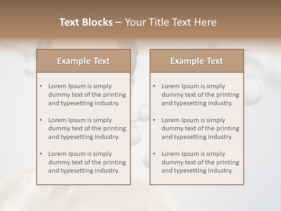 Tranquil Human Studio PowerPoint Template