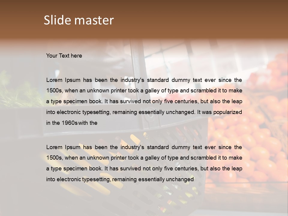 Shop Detail Grocery PowerPoint Template