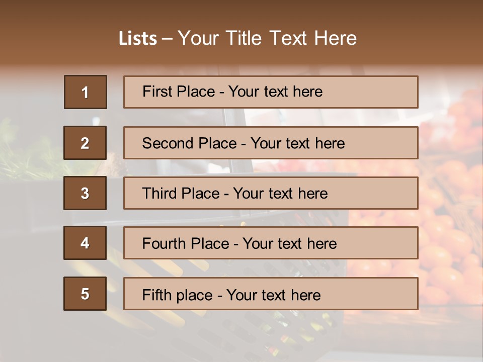 Shop Detail Grocery PowerPoint Template