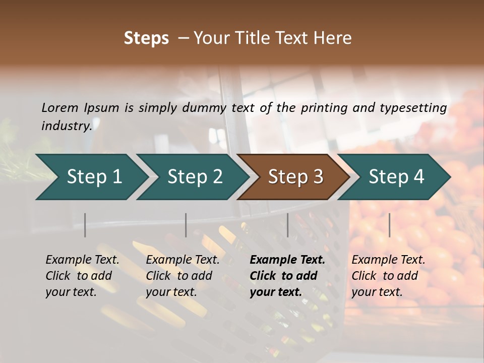 Shop Detail Grocery PowerPoint Template