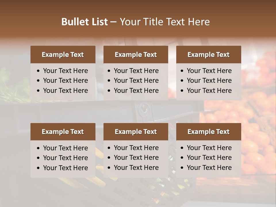 Shop Detail Grocery PowerPoint Template