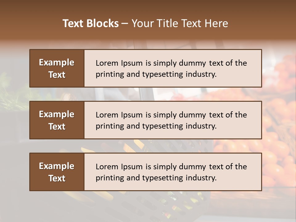 Shop Detail Grocery PowerPoint Template