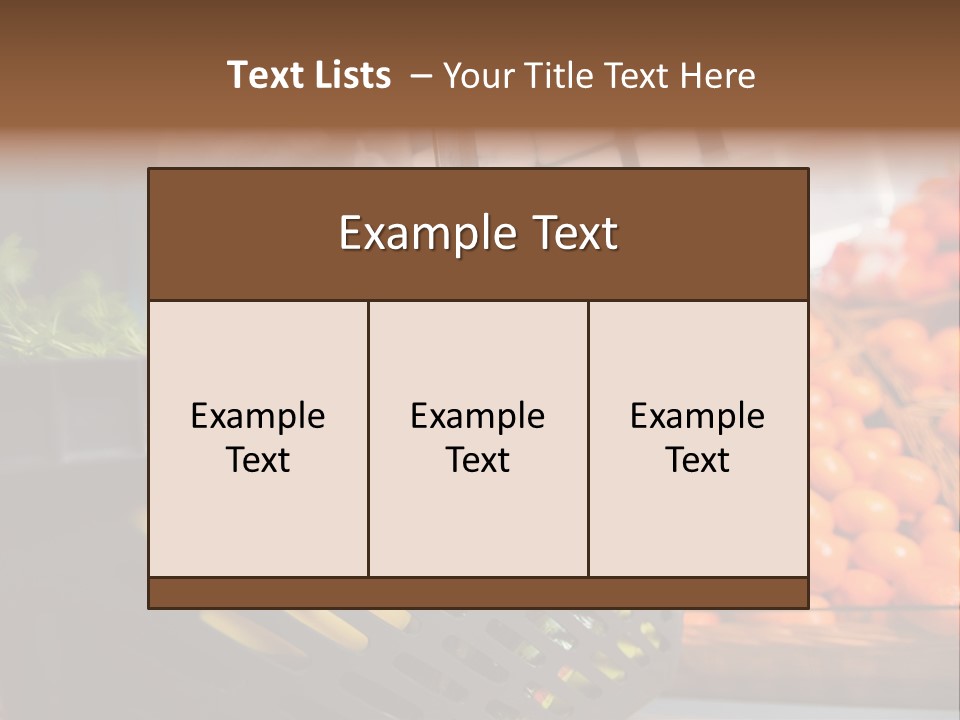 Shop Detail Grocery PowerPoint Template