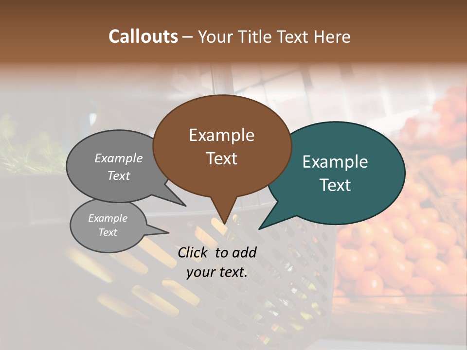 Shop Detail Grocery PowerPoint Template