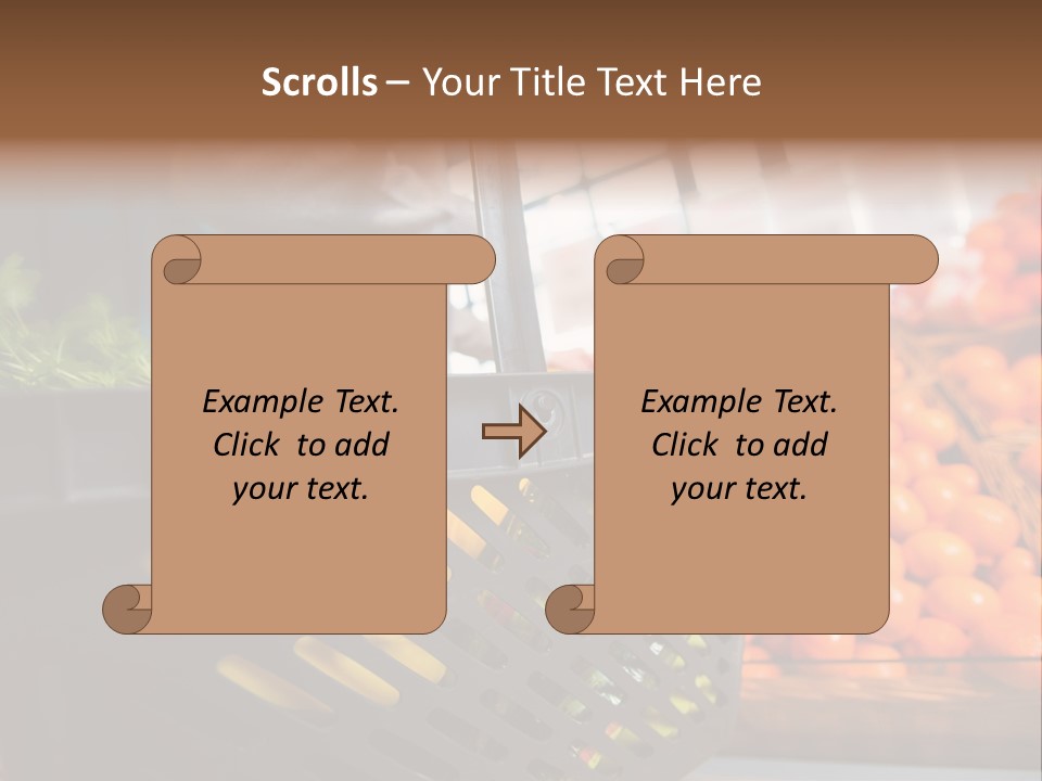 Shop Detail Grocery PowerPoint Template