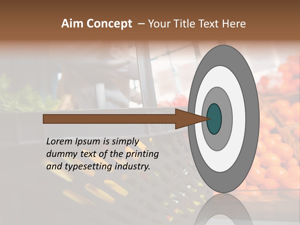 Shop Detail Grocery PowerPoint Template