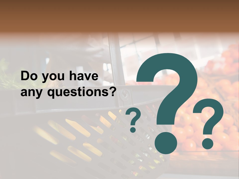 Shop Detail Grocery PowerPoint Template