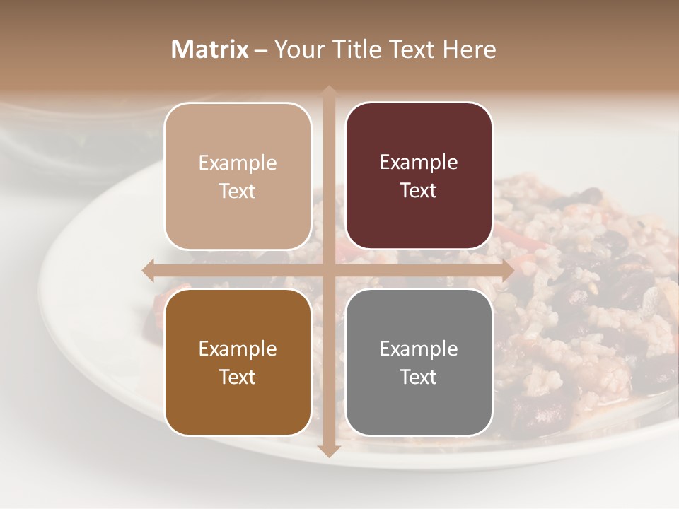 Kidney Bean Healthy Eating Meal PowerPoint Template