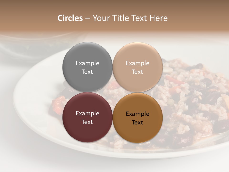 Kidney Bean Healthy Eating Meal PowerPoint Template