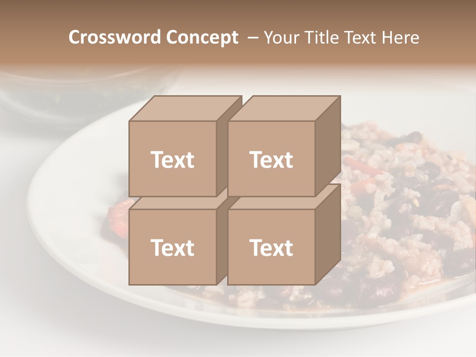 Kidney Bean Healthy Eating Meal PowerPoint Template