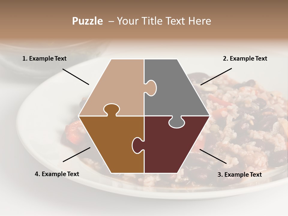 Kidney Bean Healthy Eating Meal PowerPoint Template