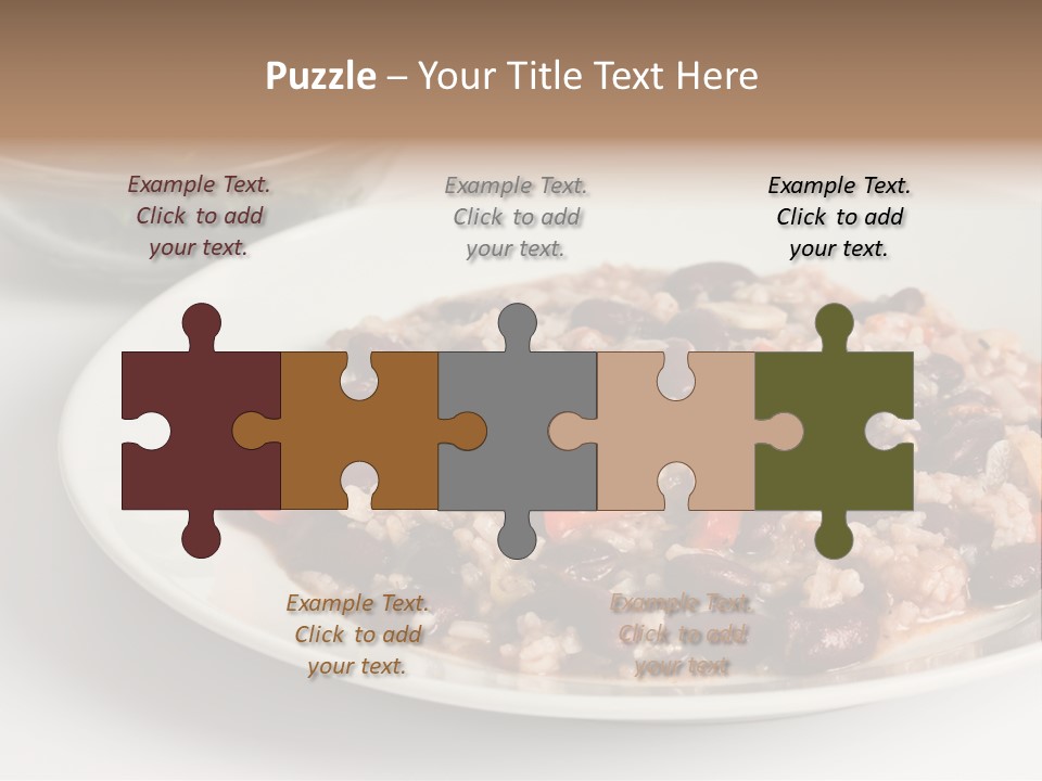 Kidney Bean Healthy Eating Meal PowerPoint Template