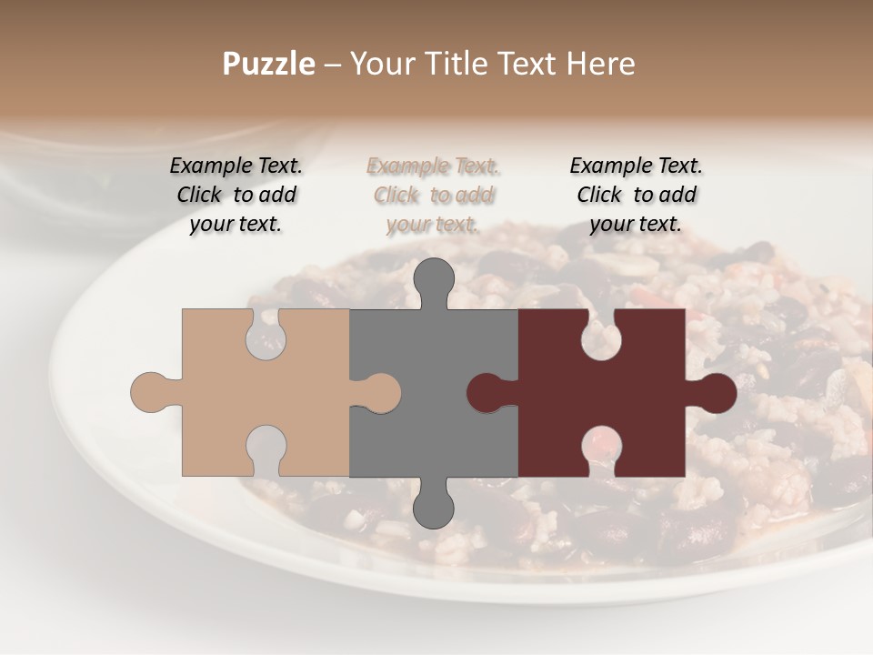 Kidney Bean Healthy Eating Meal PowerPoint Template