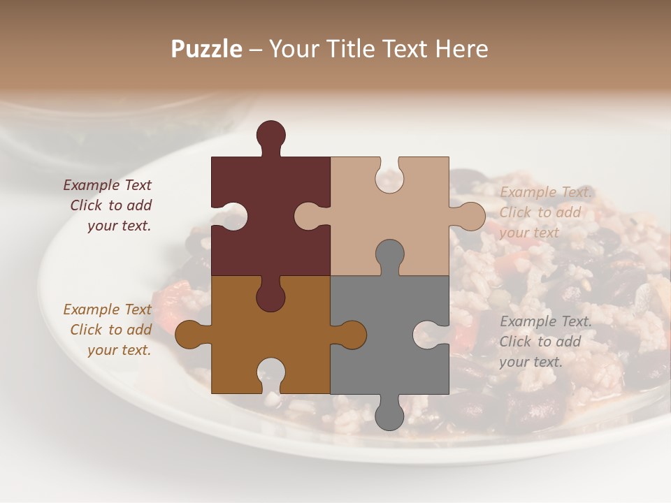 Kidney Bean Healthy Eating Meal PowerPoint Template