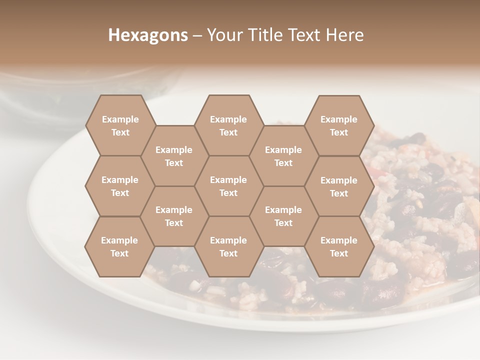 Kidney Bean Healthy Eating Meal PowerPoint Template