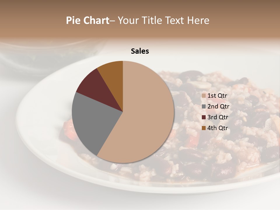 Kidney Bean Healthy Eating Meal PowerPoint Template