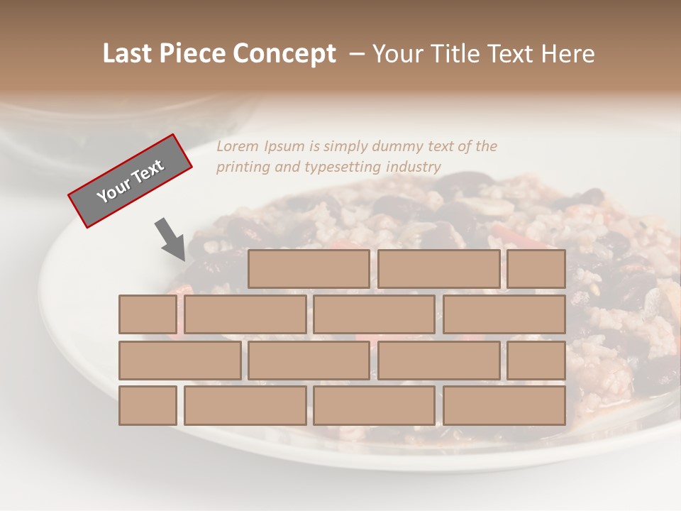 Kidney Bean Healthy Eating Meal PowerPoint Template