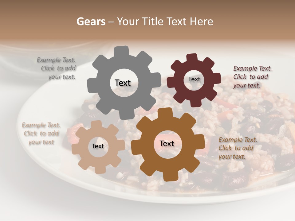 Kidney Bean Healthy Eating Meal PowerPoint Template