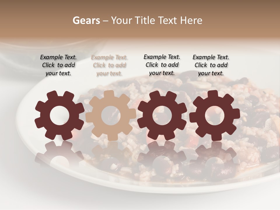 Kidney Bean Healthy Eating Meal PowerPoint Template