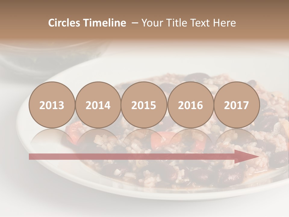 Kidney Bean Healthy Eating Meal PowerPoint Template