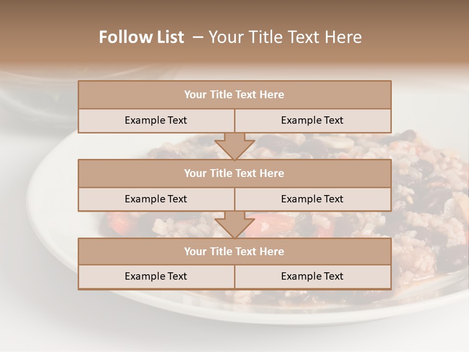 Kidney Bean Healthy Eating Meal PowerPoint Template