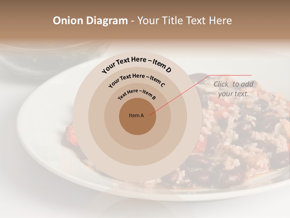 Kidney Bean Healthy Eating Meal PowerPoint Template
