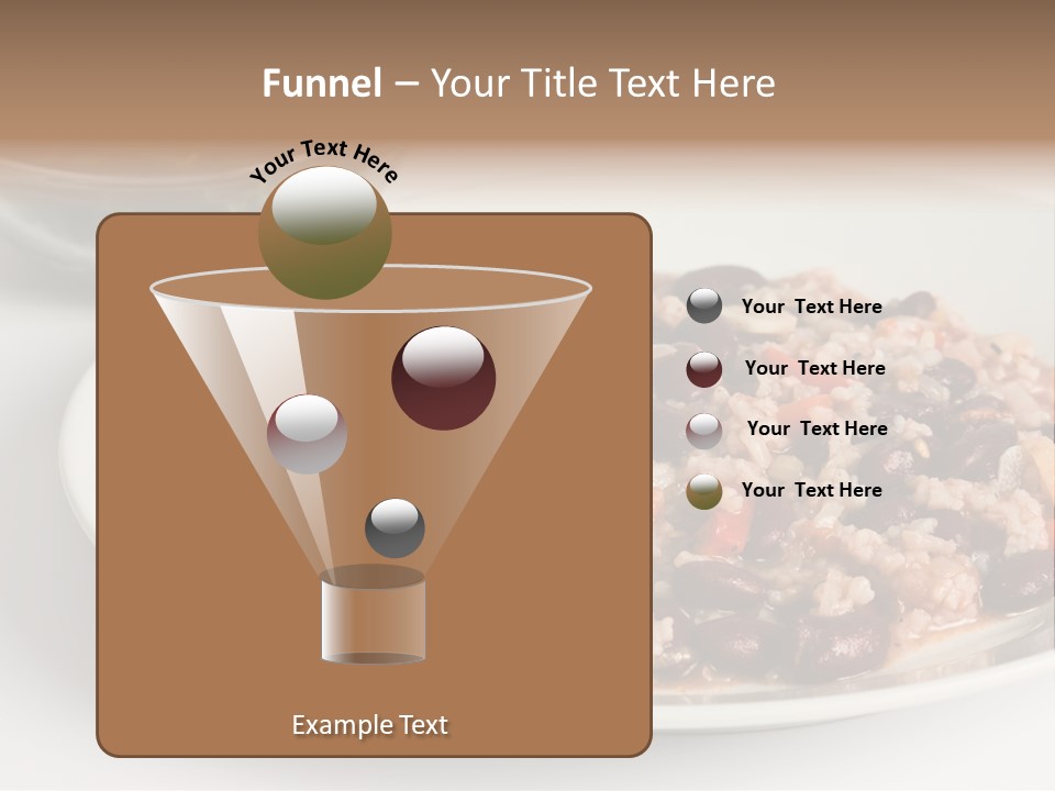 Kidney Bean Healthy Eating Meal PowerPoint Template