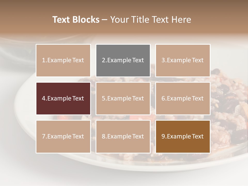 Kidney Bean Healthy Eating Meal PowerPoint Template