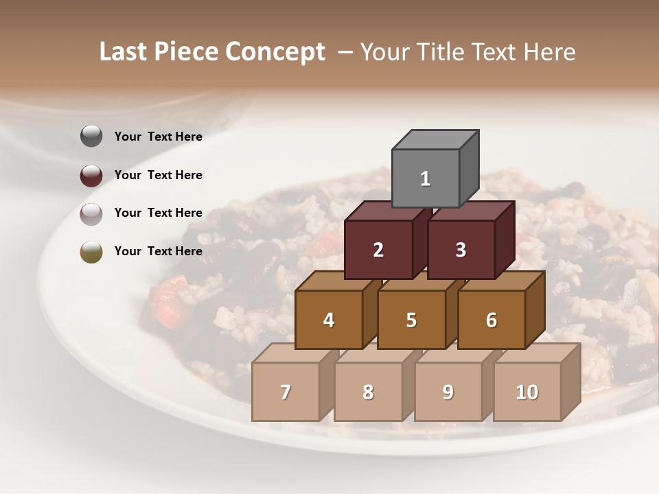 Kidney Bean Healthy Eating Meal PowerPoint Template