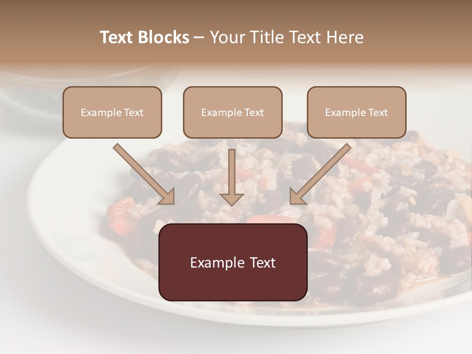 Kidney Bean Healthy Eating Meal PowerPoint Template