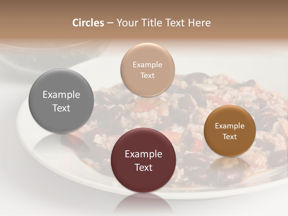 Kidney Bean Healthy Eating Meal PowerPoint Template