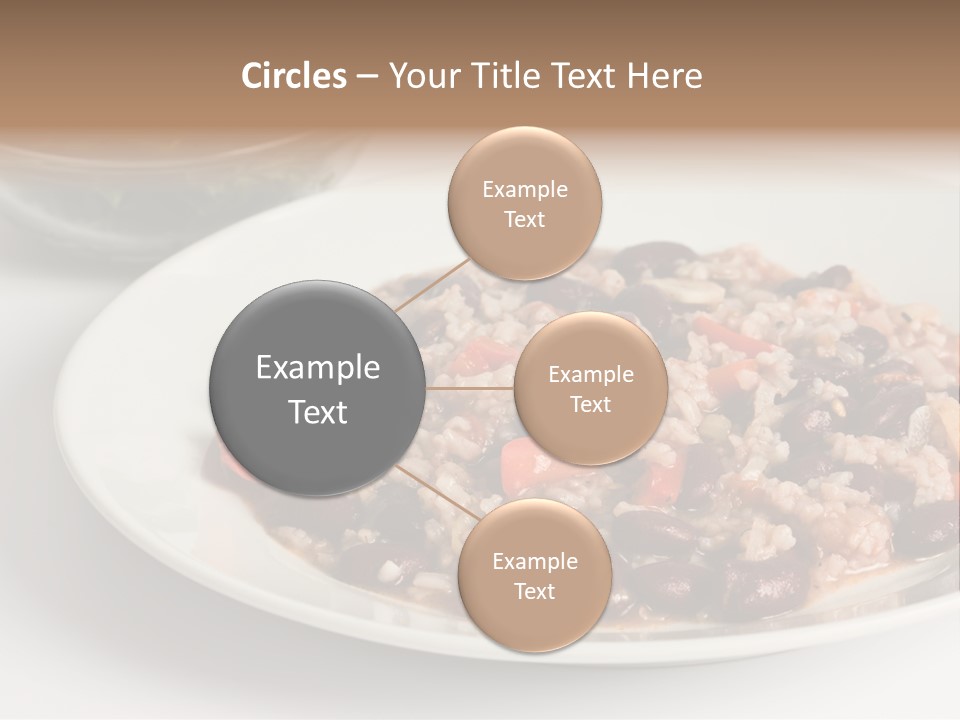 Kidney Bean Healthy Eating Meal PowerPoint Template
