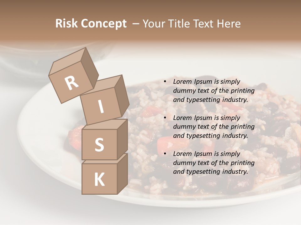 Kidney Bean Healthy Eating Meal PowerPoint Template