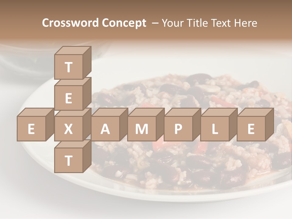 Kidney Bean Healthy Eating Meal PowerPoint Template