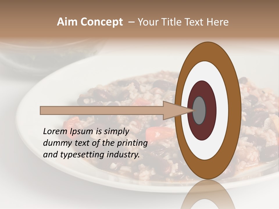Kidney Bean Healthy Eating Meal PowerPoint Template