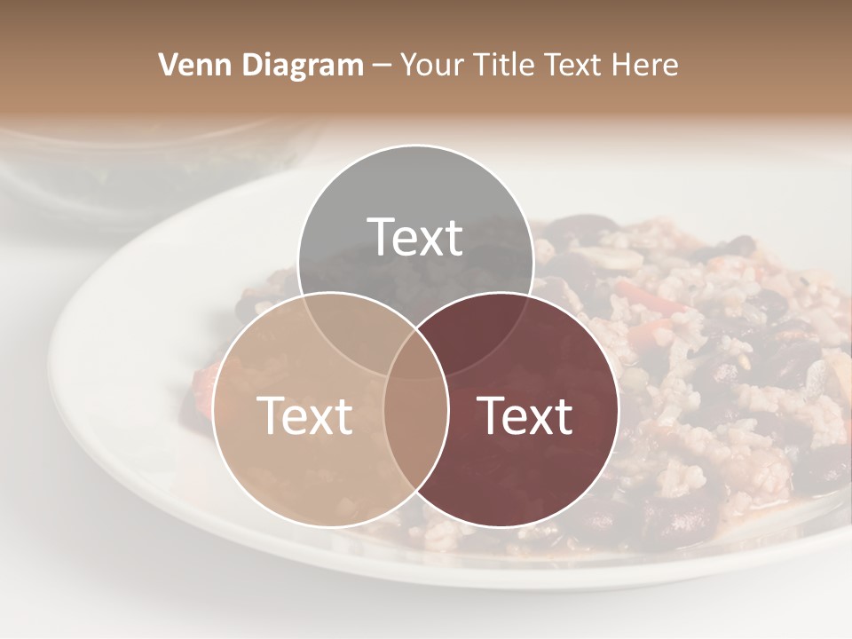 Kidney Bean Healthy Eating Meal PowerPoint Template