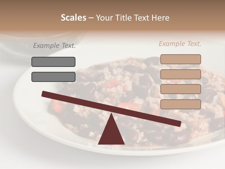 Kidney Bean Healthy Eating Meal PowerPoint Template