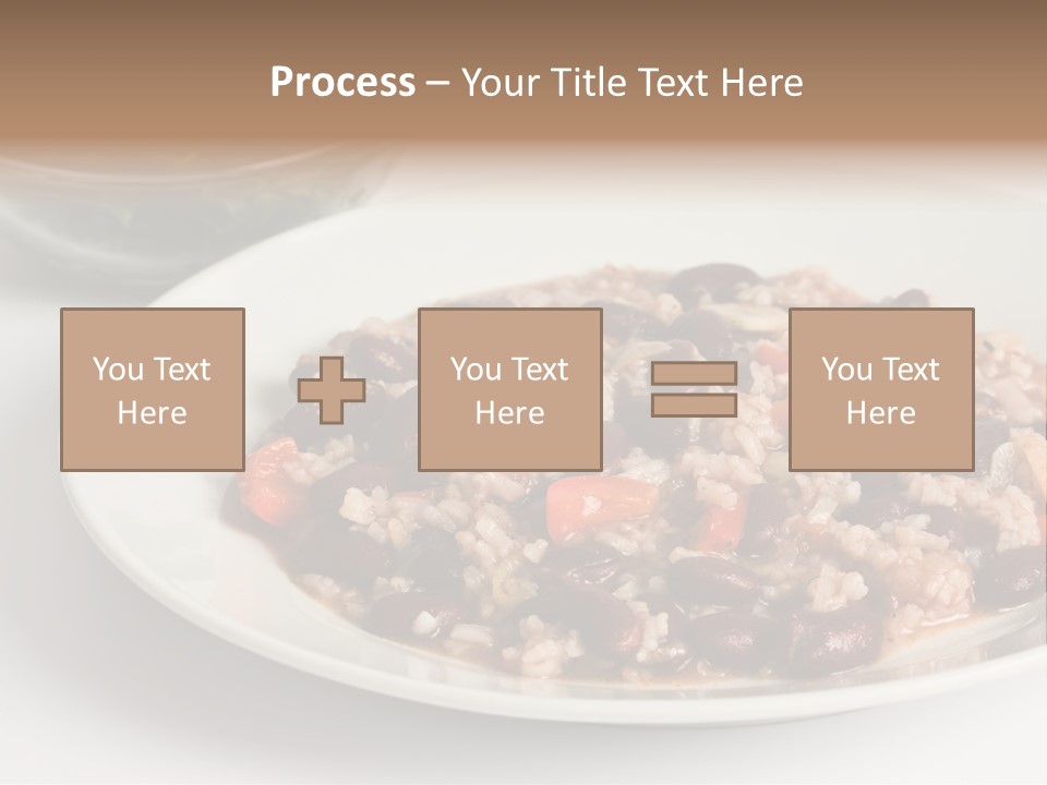Kidney Bean Healthy Eating Meal PowerPoint Template