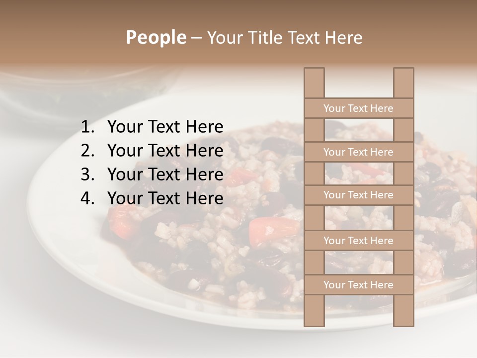Kidney Bean Healthy Eating Meal PowerPoint Template