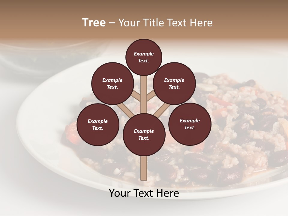 Kidney Bean Healthy Eating Meal PowerPoint Template