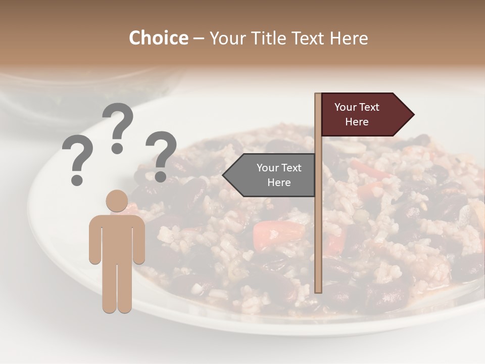 Kidney Bean Healthy Eating Meal PowerPoint Template