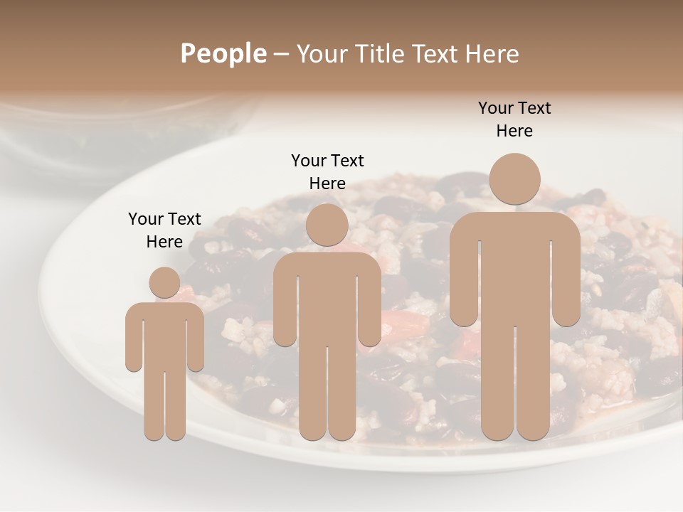 Kidney Bean Healthy Eating Meal PowerPoint Template